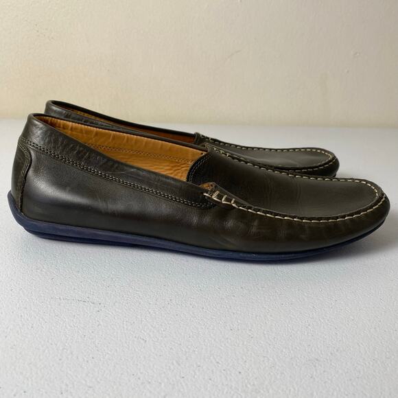 Austen Heller Men's Sz 10.5 Whaler Leather Loafers Slip On Comfort Shoes 8220 - Picture 5 of 14